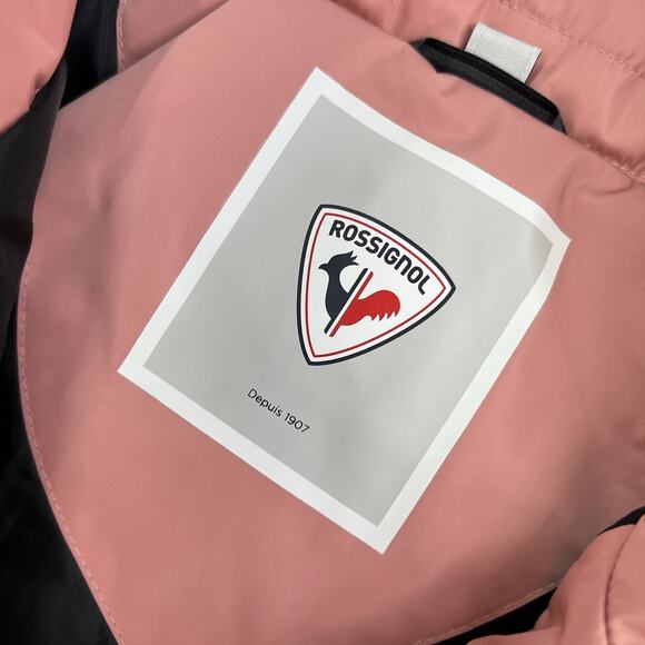 Rossignol Jacket Size Small Womens Cooper Pink Staci Pearly Full Zip Black $350 - Picture 9 of 16